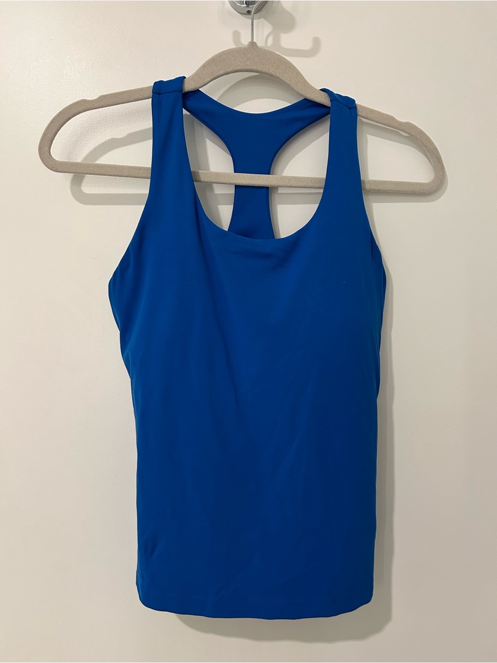 CRZ YOGA Blue Racerback Tank Top